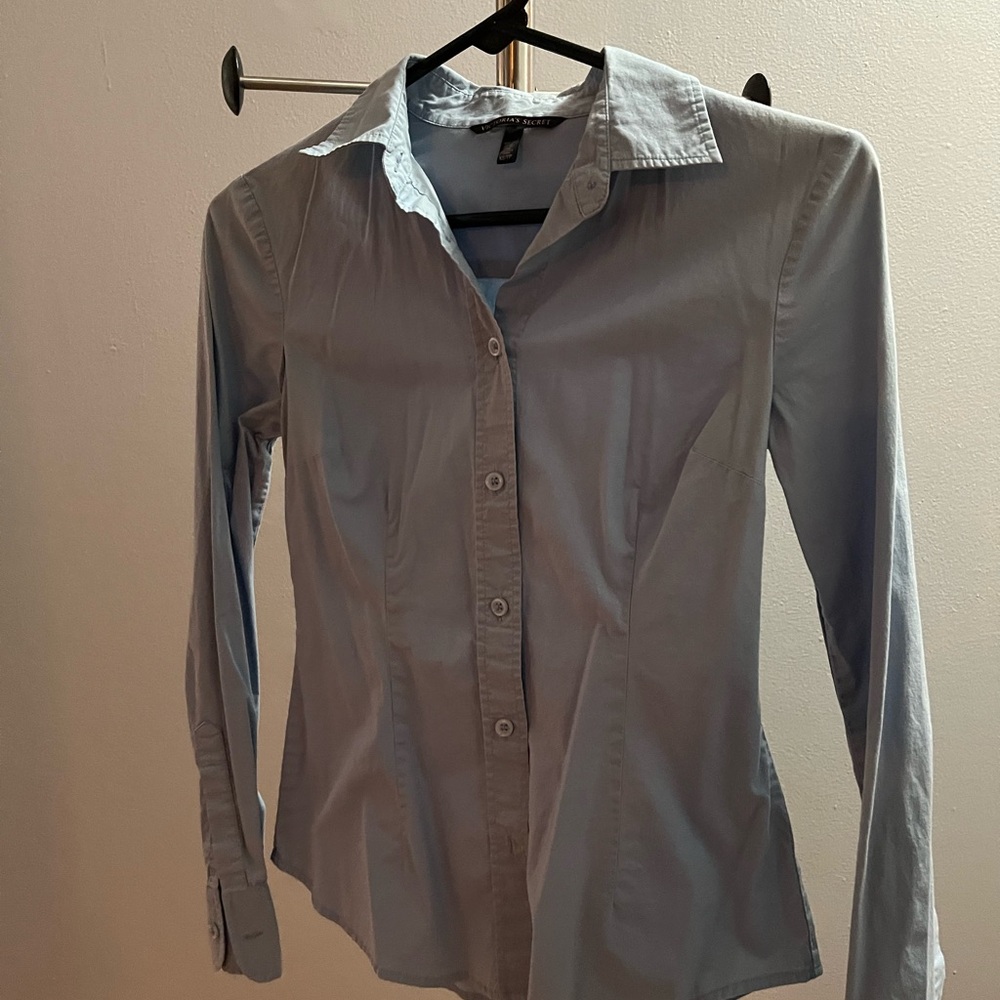 Victoria's Secret Sky Blue Shirt